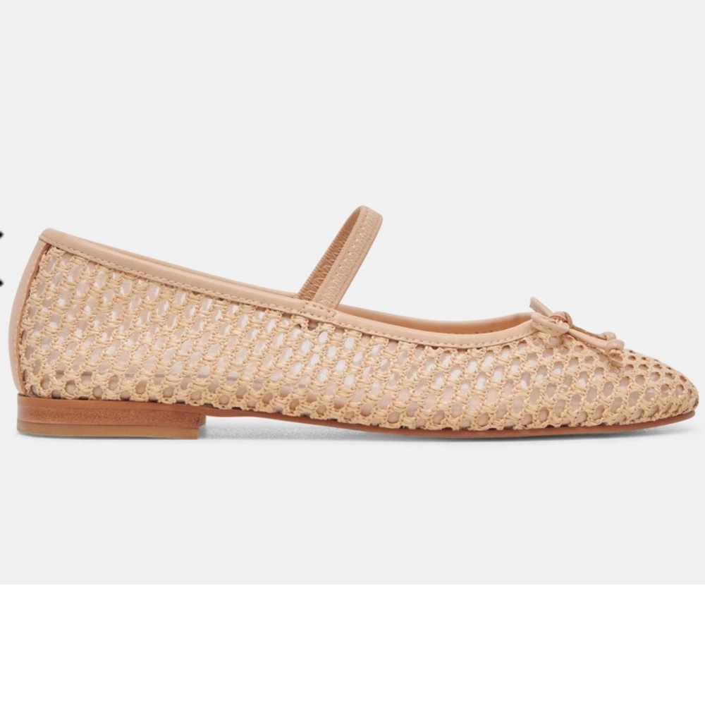 Dolce Vita Raffia Carin Mary Jane Flat!